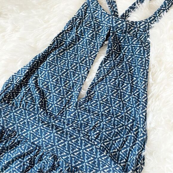 Urban Outfitters Blue Patterned Romper - Picture 3 of 7